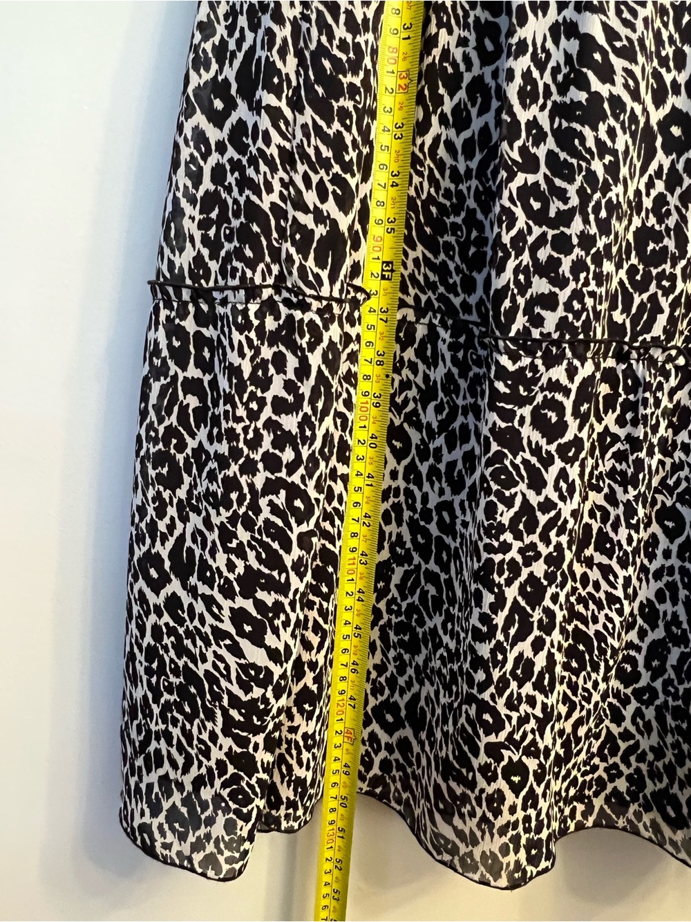 Chapter Leopard Print Midi Slip Dress - Black & Cream - Picture 6 of 8